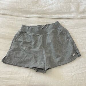 ALO Yoga Gray Sweat Shorts - Small